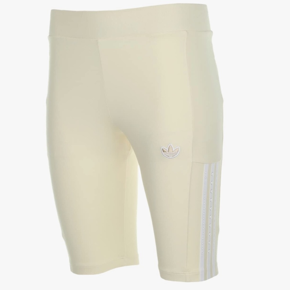 Adidas ivory pearled/studded shorts (S) - Picture 2 of 14